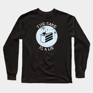 Portal - The Cake is a Lie Long Sleeve T-Shirt